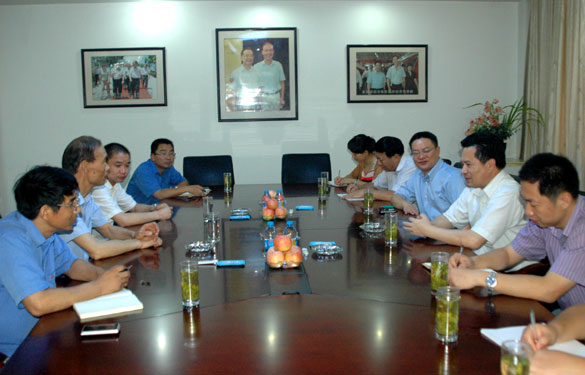 常州市质监局局长王坚刚一行来ag真人国际调研