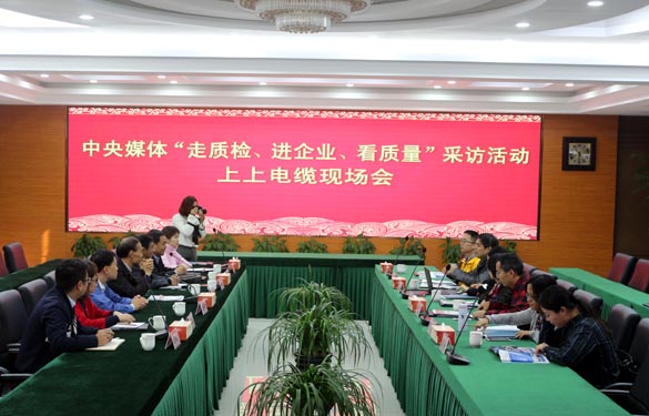 “走质检、进企业、看质量”中央媒体走进ag真人国际电缆