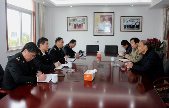 常州海关溧阳效劳处主任李旭敏一行来ag真人国际电缆调研