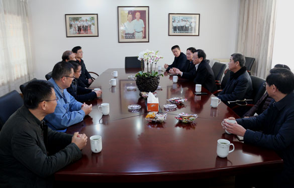 常州市地税局局长钱俊文一行来ag真人国际电缆走访