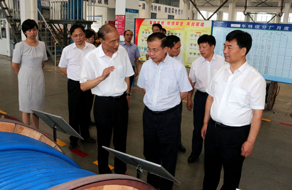 江苏省副省长傅自应来ag真人国际集团视察