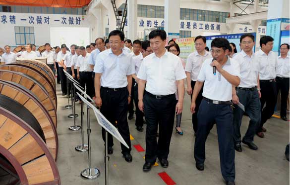 盱眙县党政代表团来ag真人国际集团旅行考察