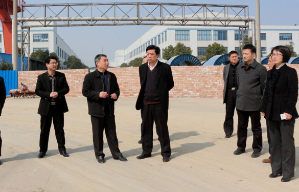 常州市委副秘书长王生大一行来ag真人国际集团督查新开工项目