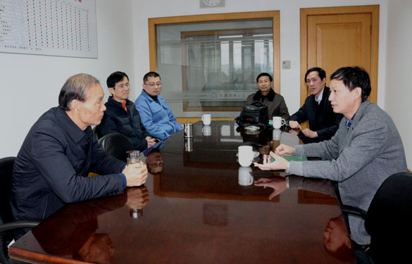 溧阳市地税局局长鞠嘹亮一行来ag真人国际走访