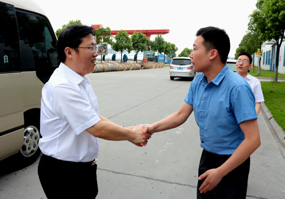 浙江省衢州市政府代表团一行来ag真人国际集团旅行考察