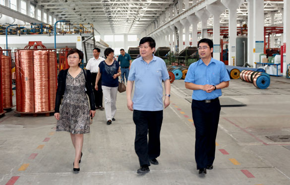 常州市新北区人大向导一行来ag真人国际集团调研