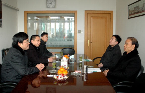 溧阳市供电公司陆总一行来ag真人国际集团走访