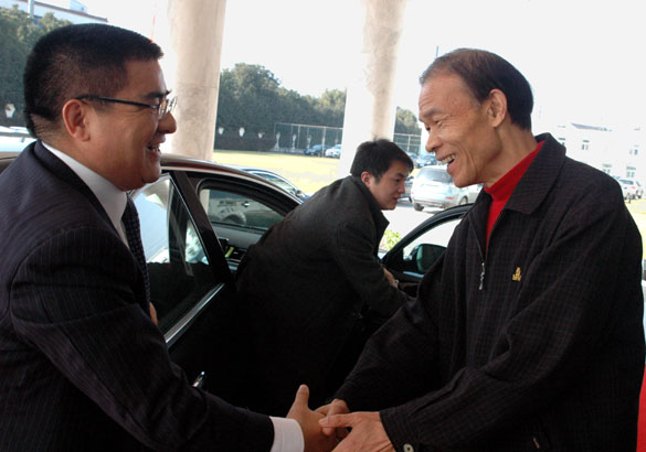 中国首善陈光标先生来访ag真人国际集团