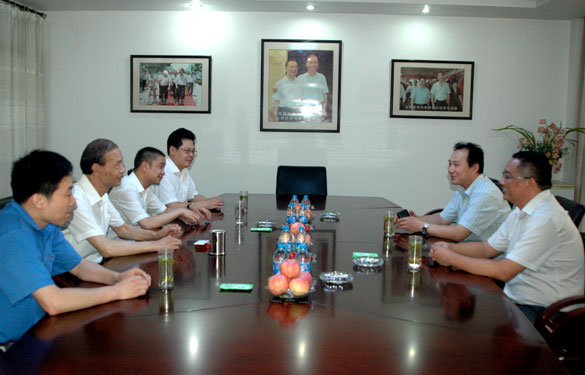 溧阳市供电公司徐总一行来ag真人国际集团调研