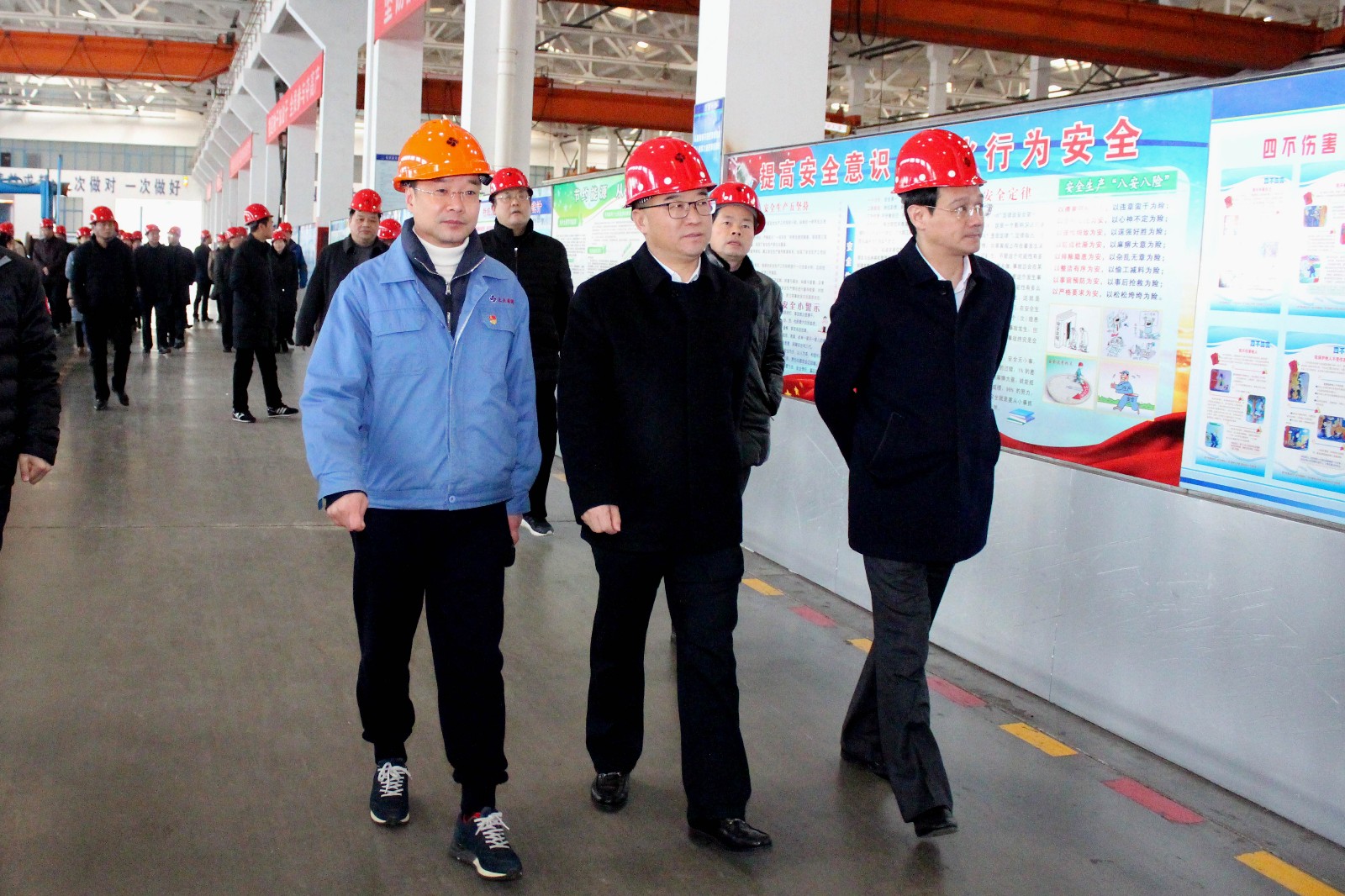 2019年1月16日，，，，郎溪县党政代表团一行来ag真人国际电缆旅行交流