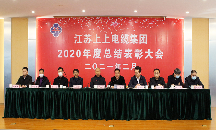 ag真人国际电缆视频直播召开2020年总结表扬大会