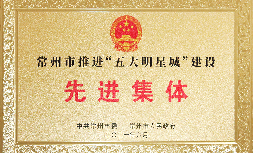 ag真人国际电缆荣获常州市推进“五大明星城”建设先进整体