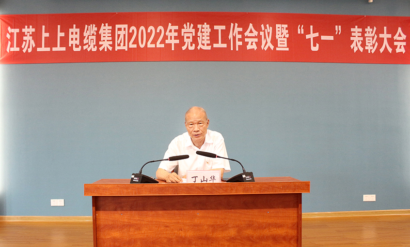 ag真人国际电缆召开党建事情聚会暨“七一”表扬大会