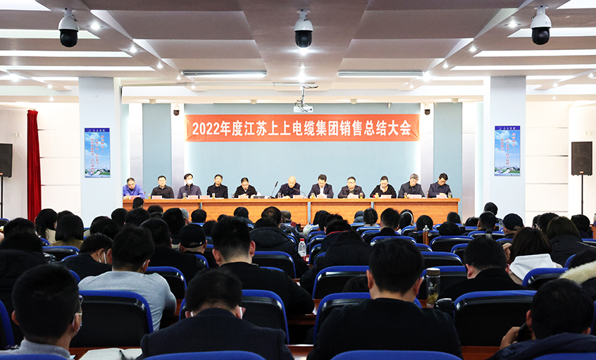 “卯”足劲头，，，，奋战“兔”年——ag真人国际电缆召开2022年度销售总结大会