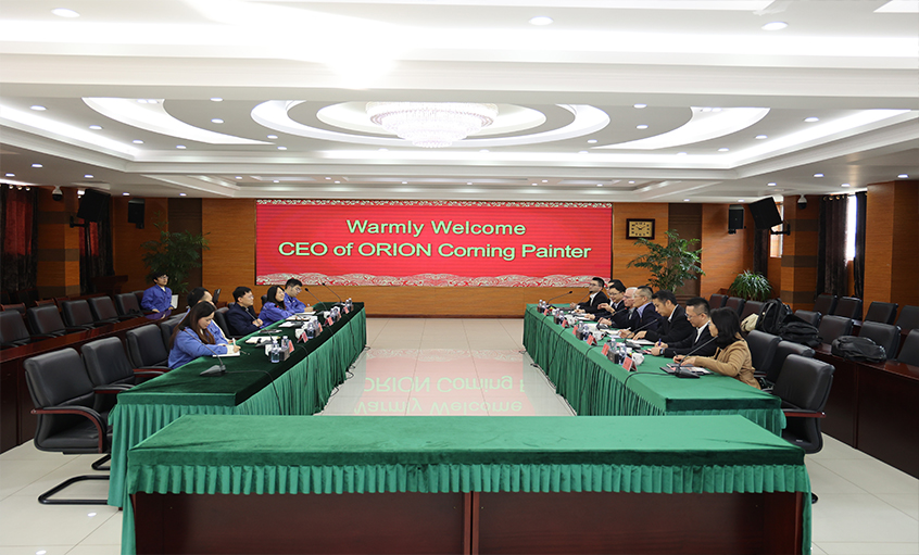 欧励隆集团CEO Corning Painter一行来ag真人国际电缆旅行交流
